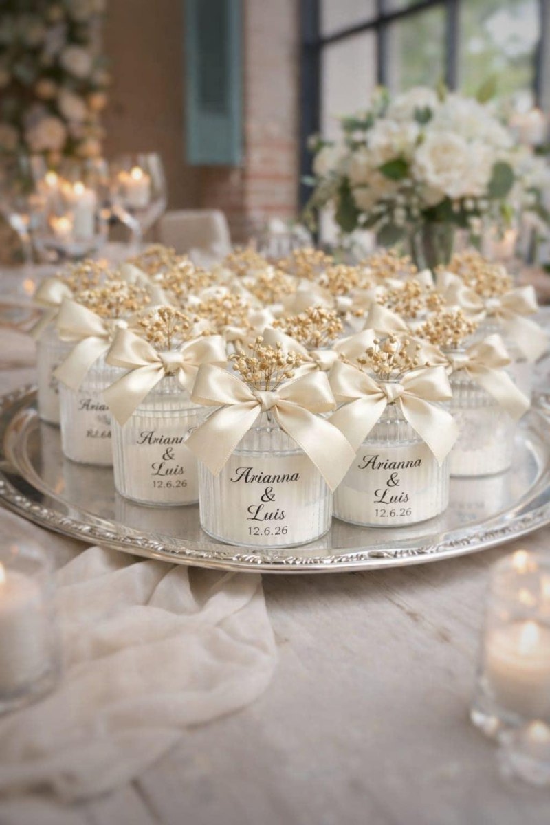 Personalized wedding guest details