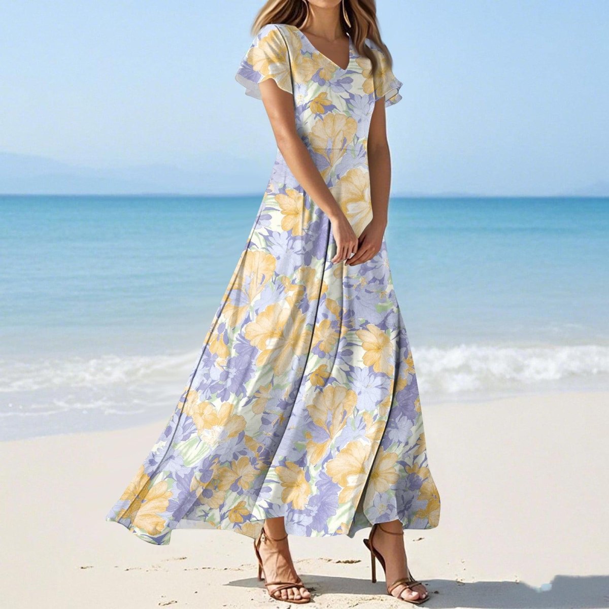 Beach wedding guest dress