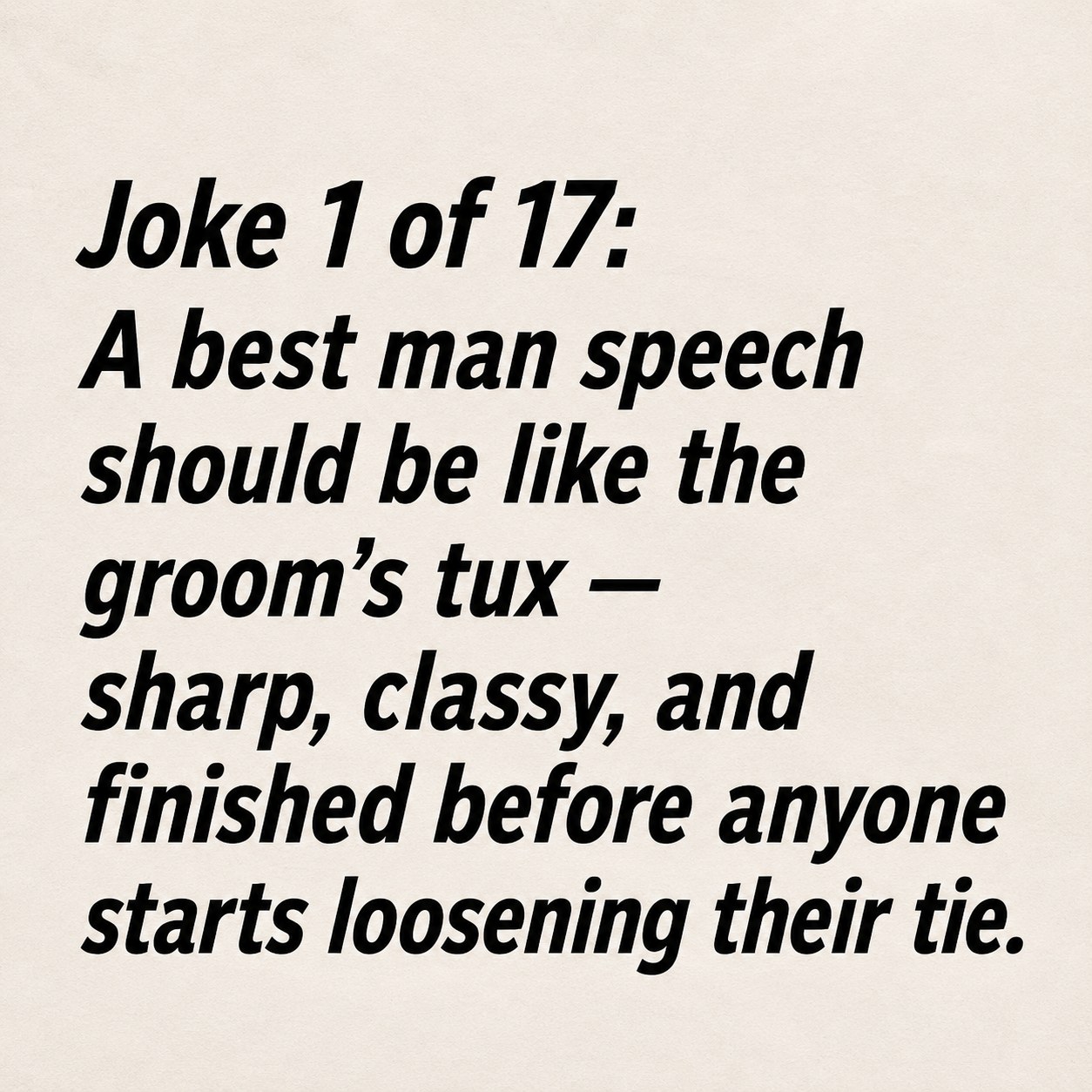 10 Best Man Speech Jokes That Actually Land At A Wedding