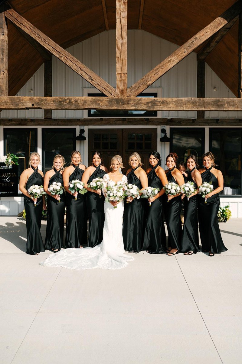 Black bridesmaid dresses