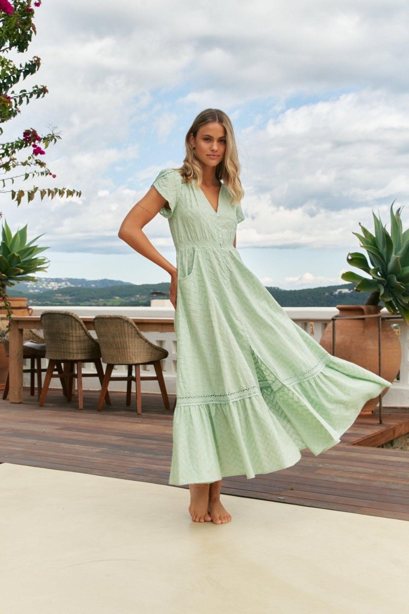 Breathable cotton casual wedding dress