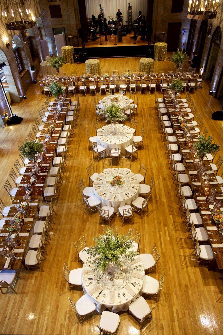Wedding guest table layout