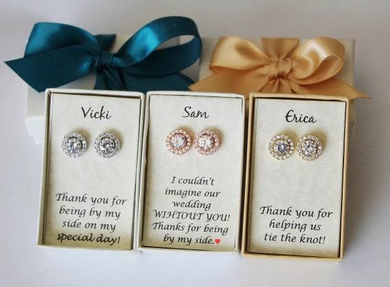 Custom jewelry gifts for bridesmaids