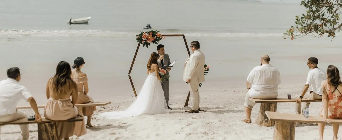 Small destination wedding ceremony