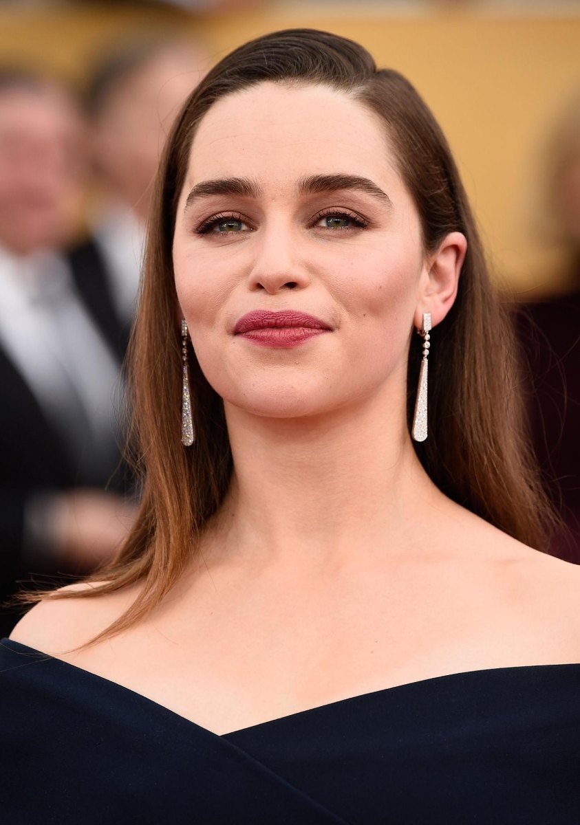 Emilia Clarke red carpet portrait