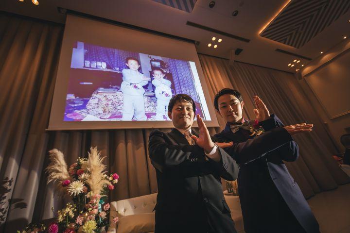 Father and son childhood wedding memories