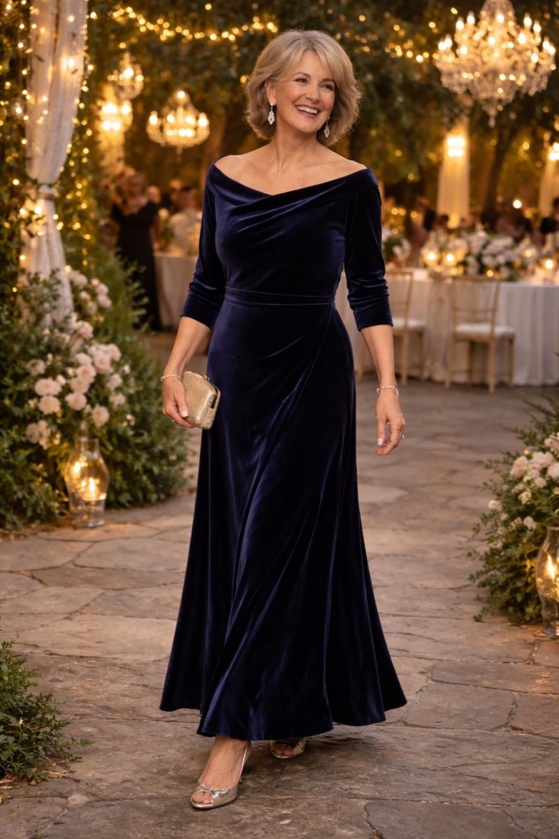 Formal evening wedding gown