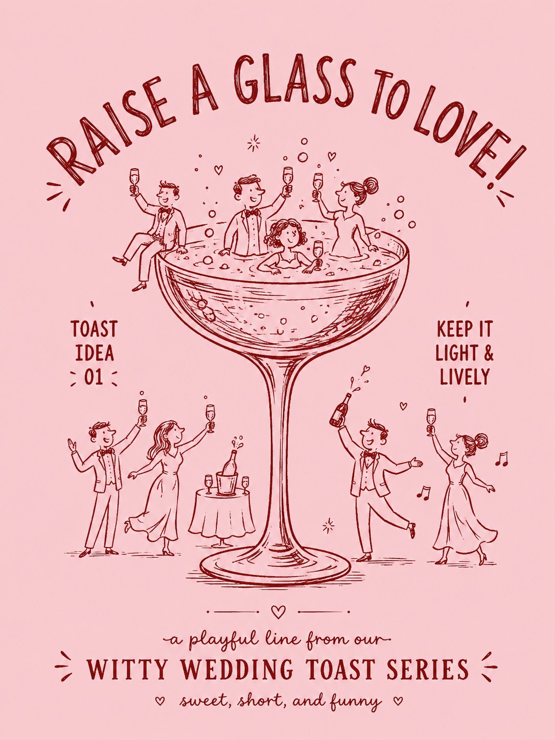 5 Funny Wedding Toasts That Actually Get Big Laughs