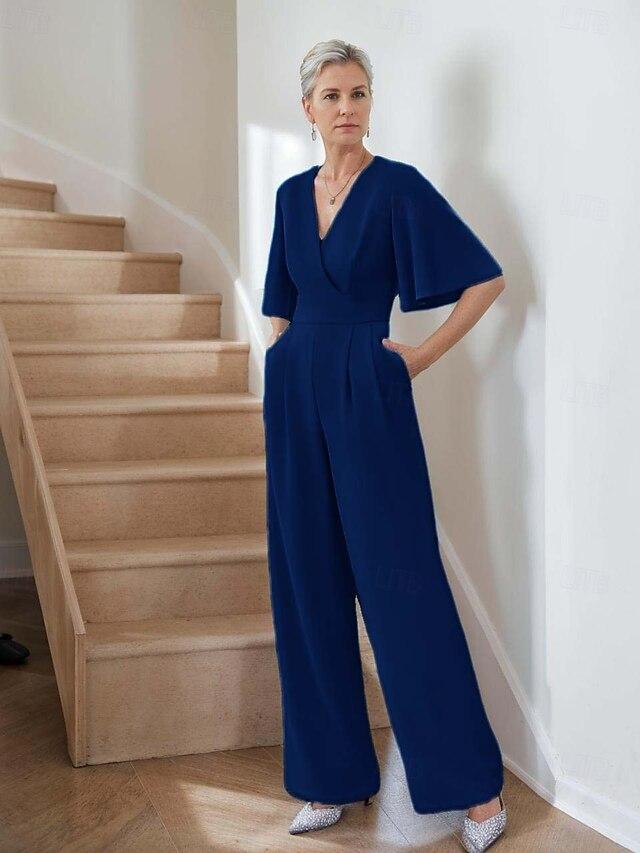 Elegant wedding jumpsuit outfit