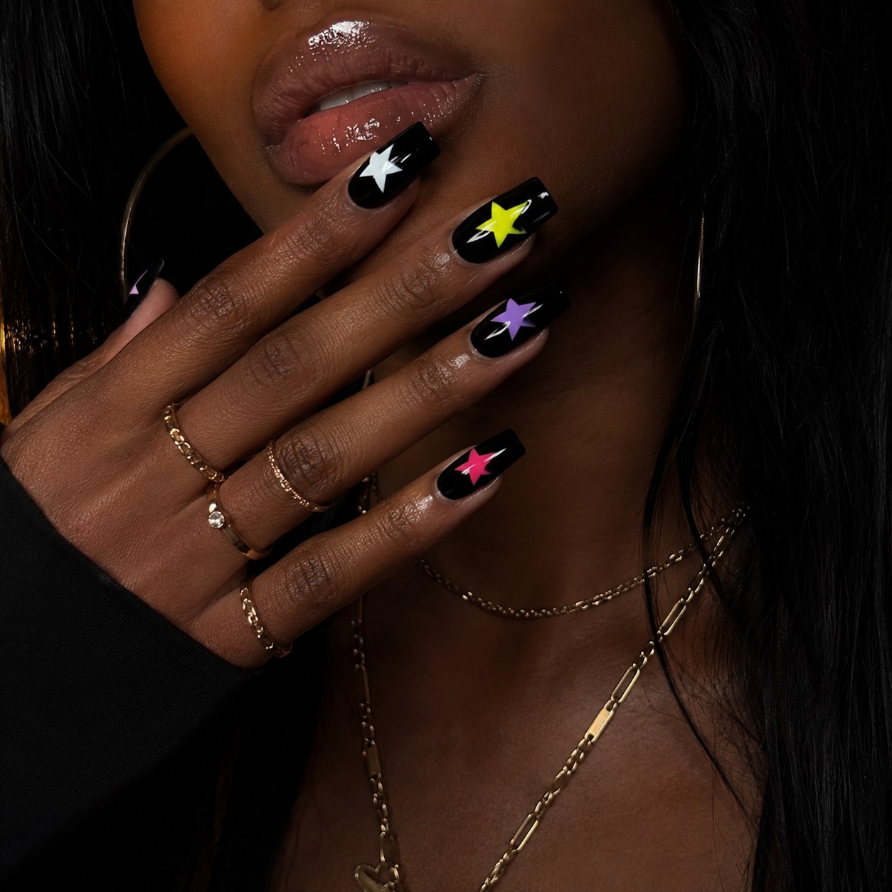 6 Neon Nail Designs That Look Incredible On Dark Skin