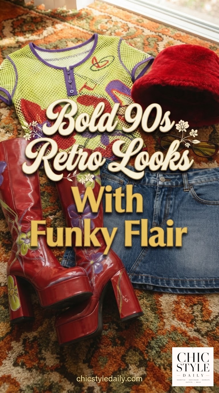 Bold 90s Retro Looks With Funky Flair