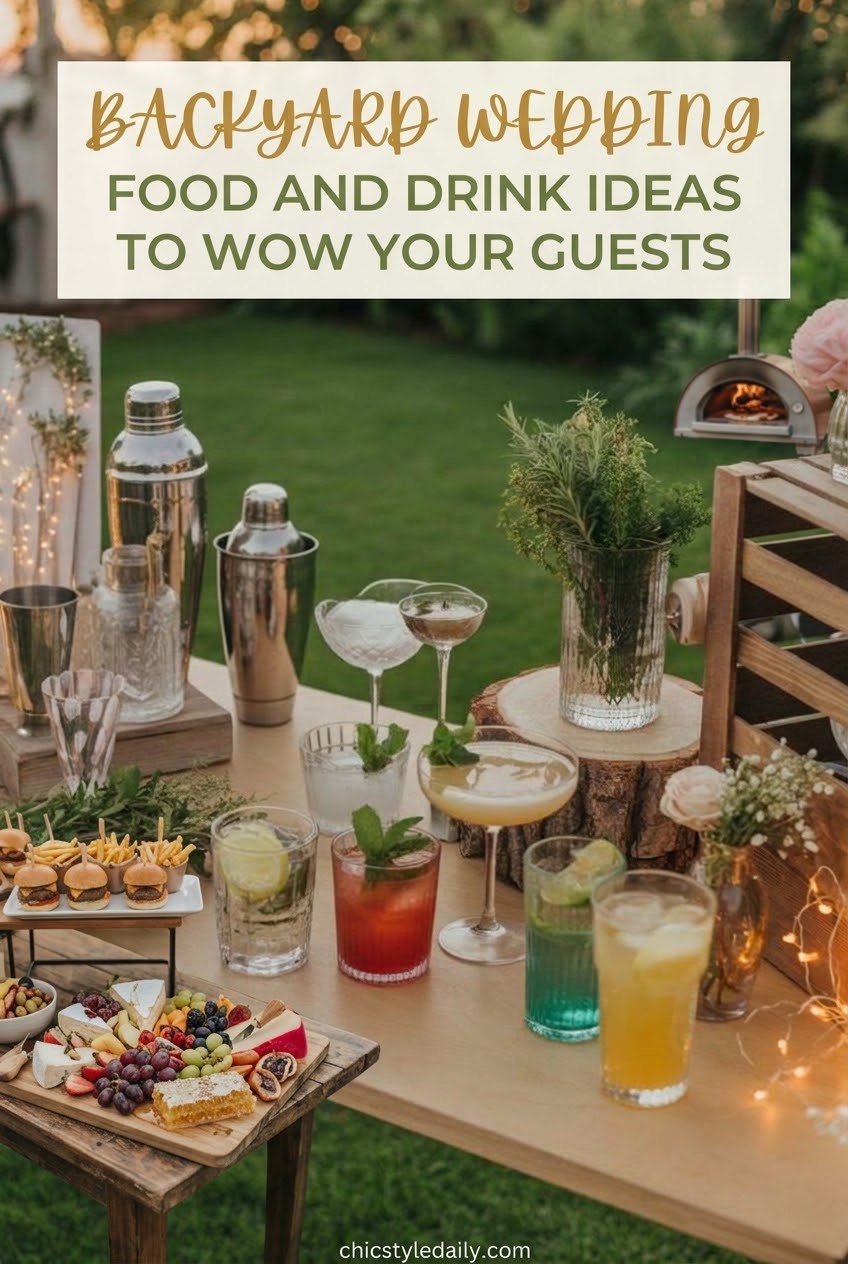 Backyard Wedding Food And Drink Ideas To Wow Your Guests