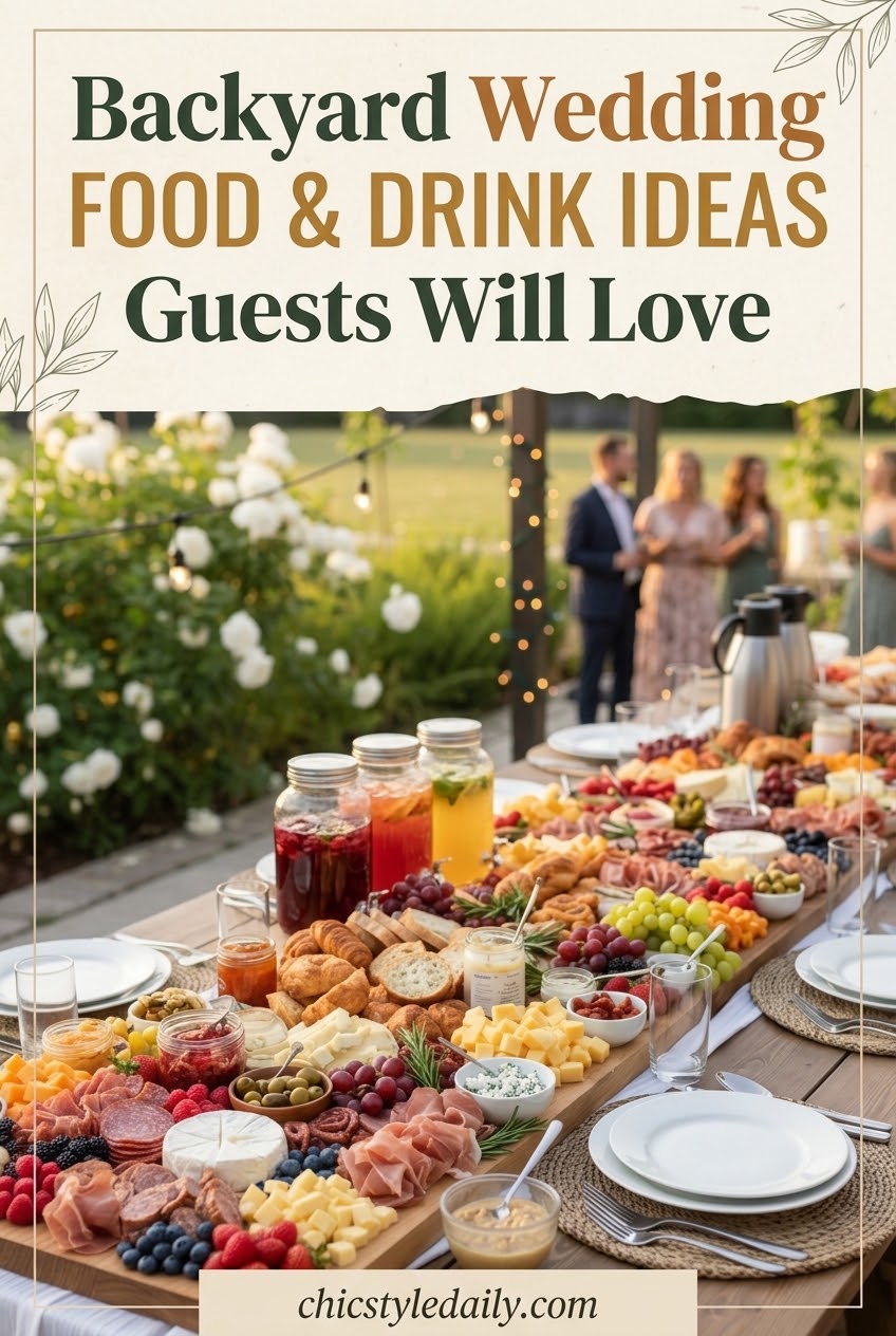 Backyard Wedding Food & Drink Ideas Guests Will Love