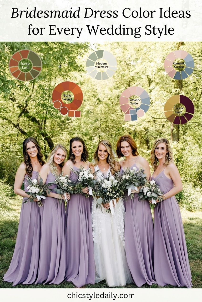 Bridesmaid Dress Color Ideas for Every Wedding Style