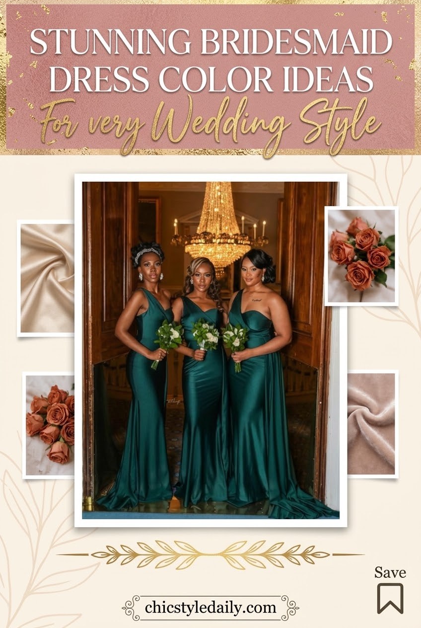 Stunning Bridesmaid Dress Color Ideas for Every Wedding Style