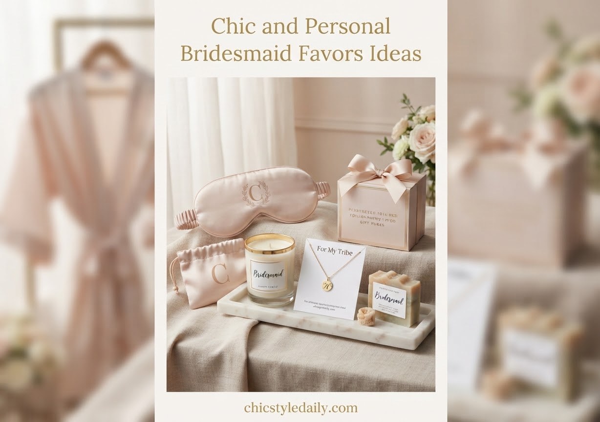 Chic and Personal Bridesmaid Favors Ideas