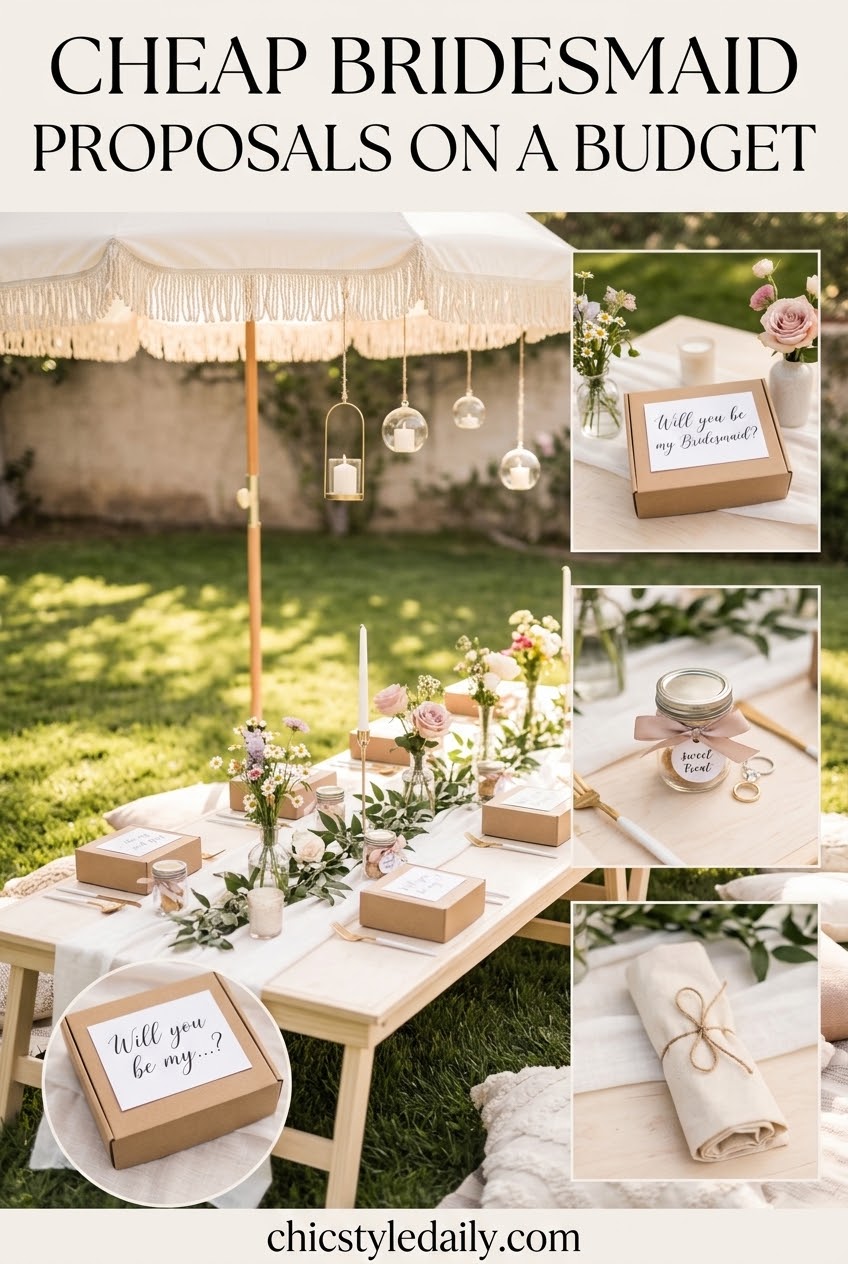 Cheap Bridesmaid Proposals On A Budget