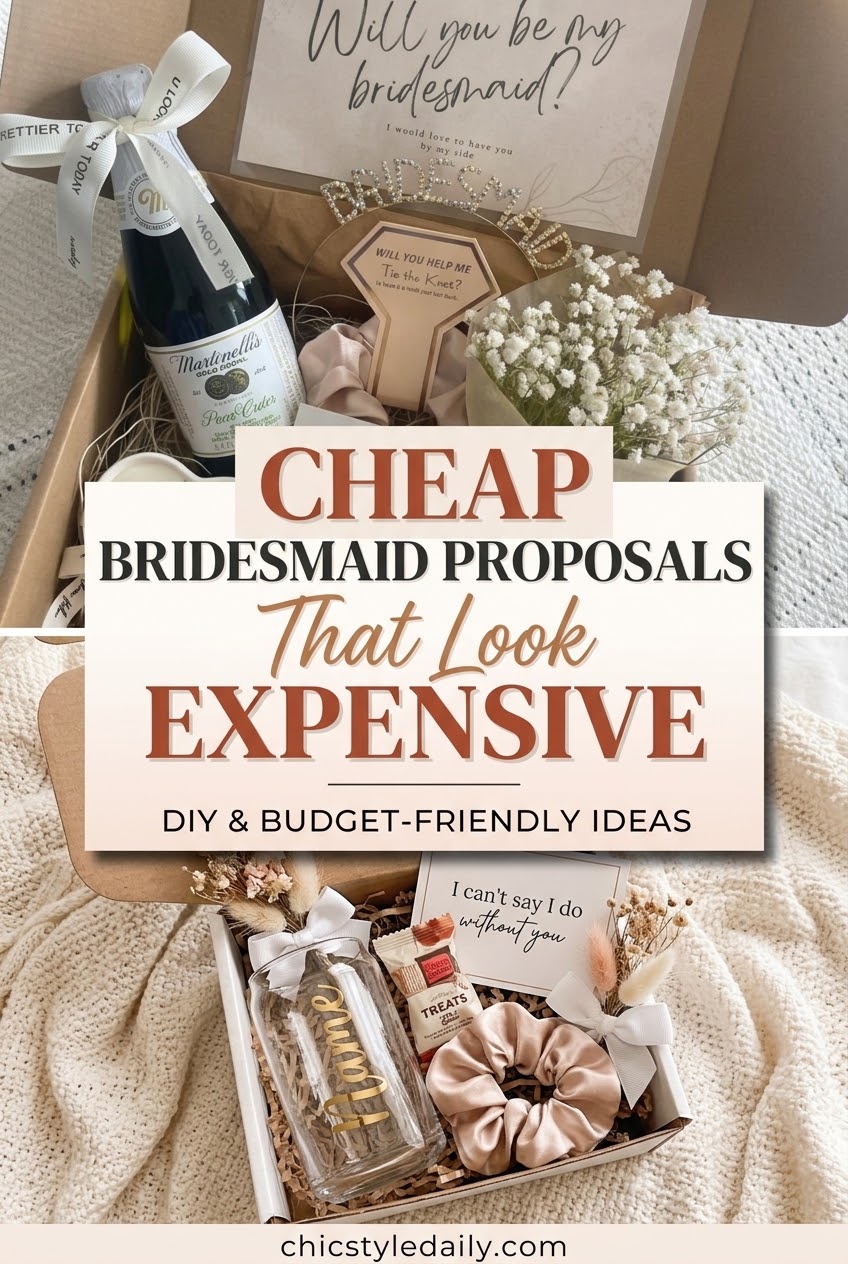 Cheap Bridesmaid Proposals That Look Expensive