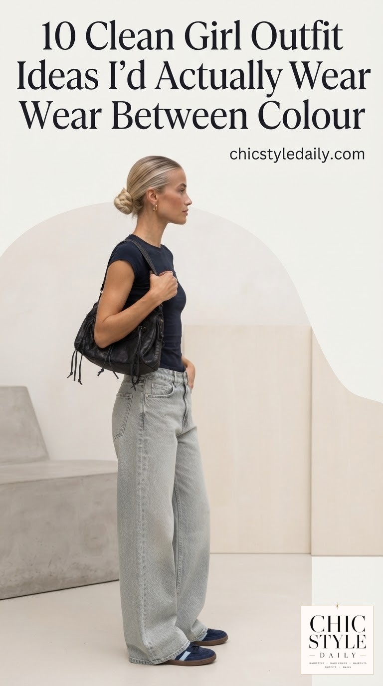 10 Clean Girl Outfit Ideas I'd Actually Wear Between Colour