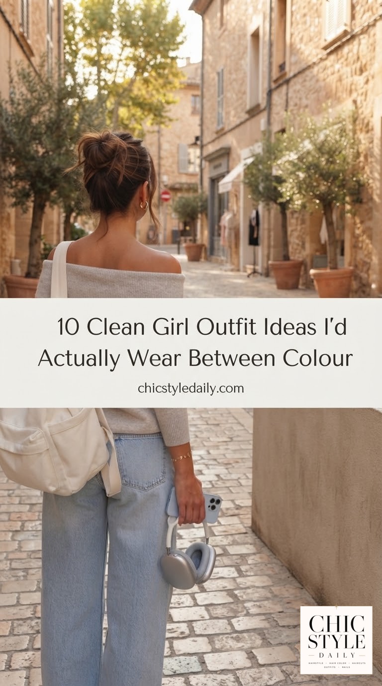 10 Clean Girl Outfit Ideas I'd Actually Wear Between Colour