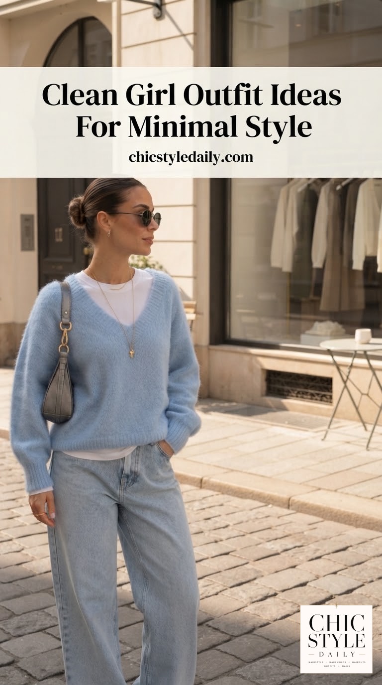 Clean Girl Outfit Ideas For Minimal Style
