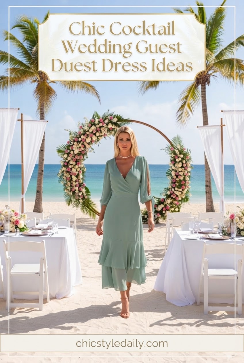 Chic Cocktail Wedding Guest Dress Ideas