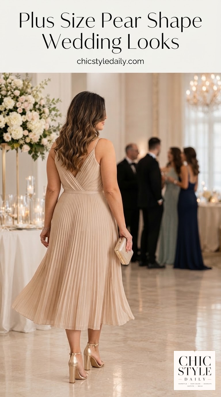 Plus Size Pear Shape Wedding Looks