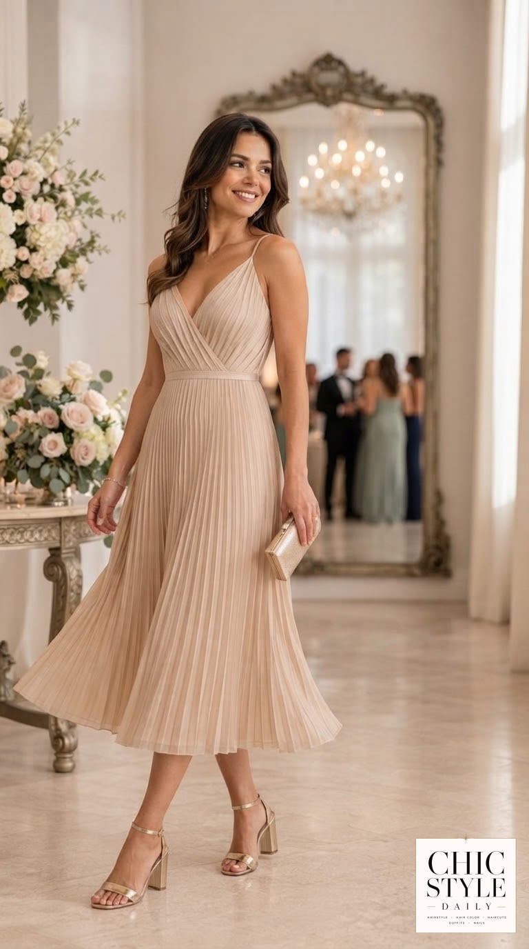 Polished Wedding Guest Looks for Pear Shapes