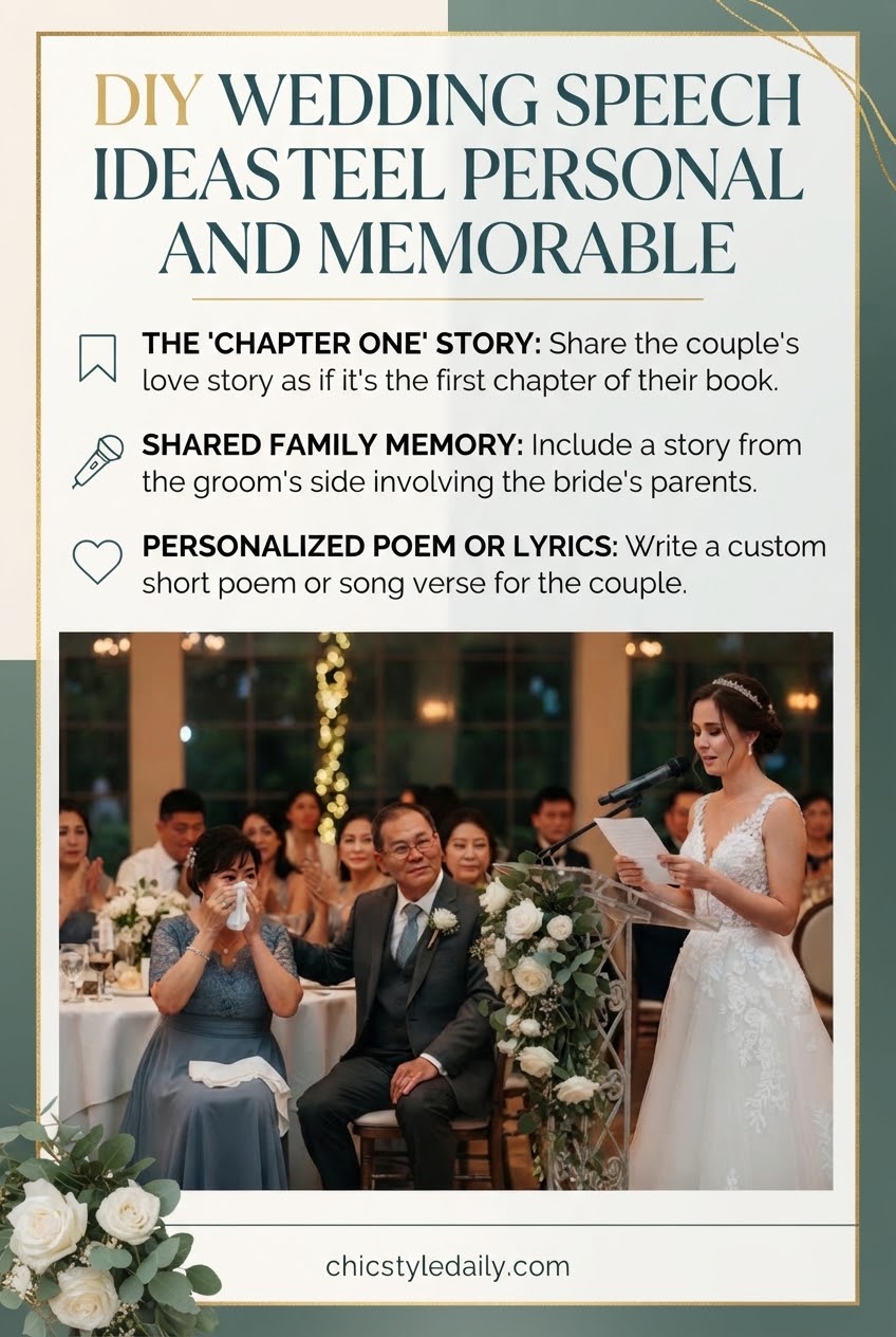 DIY Wedding Speech Ideas That Feel Personal and Memorable