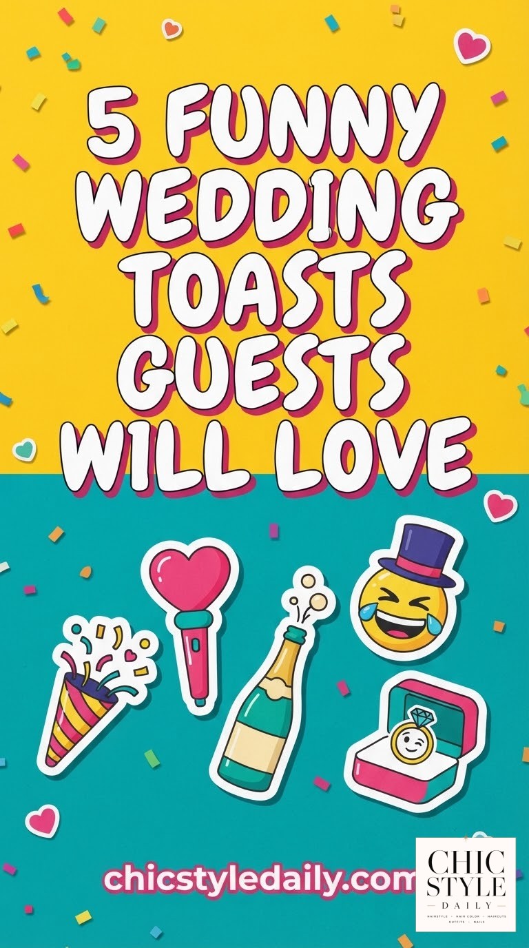 5 Funny Wedding Toasts Guests Will Love