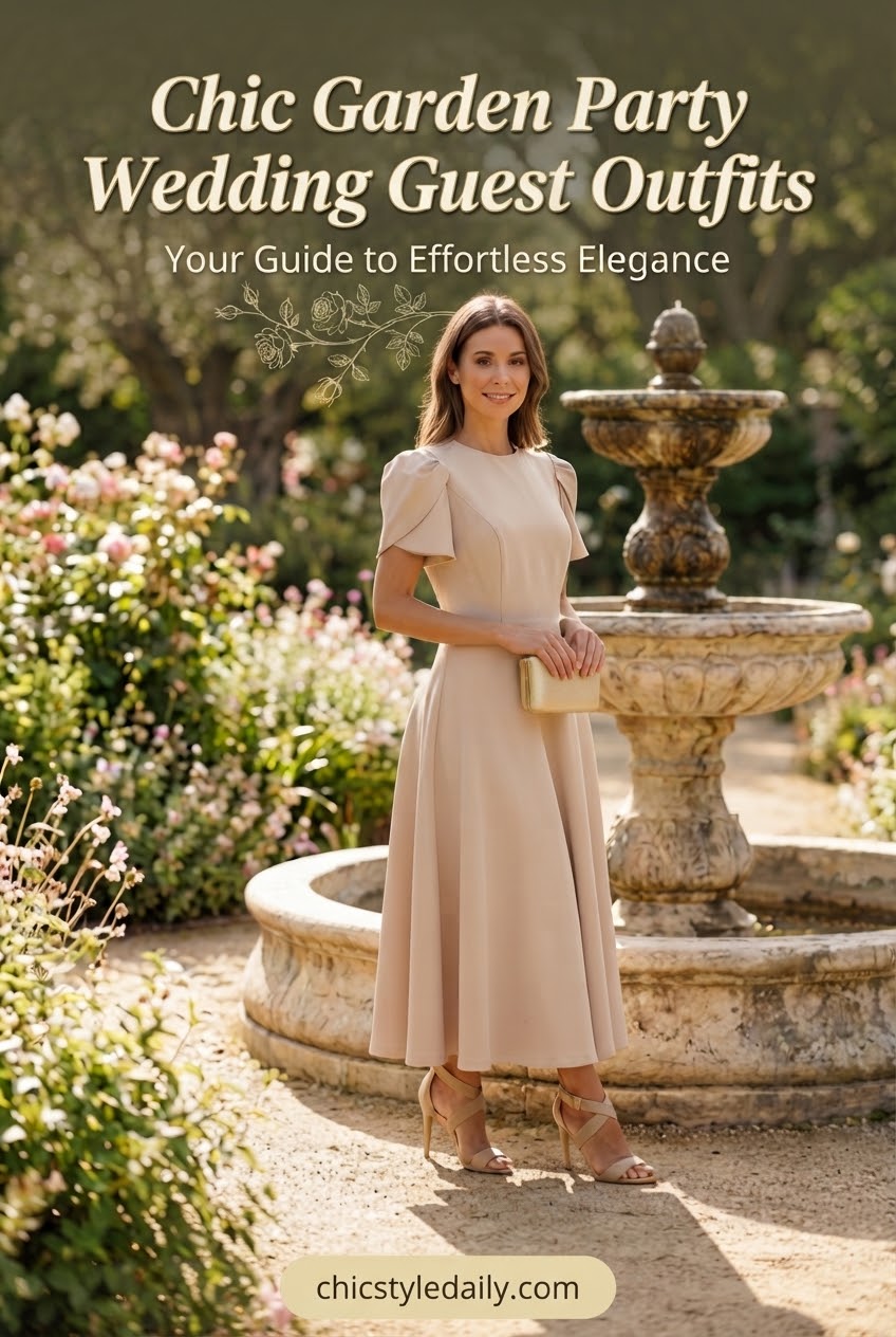 Chic Garden Party Wedding Guest Outfits