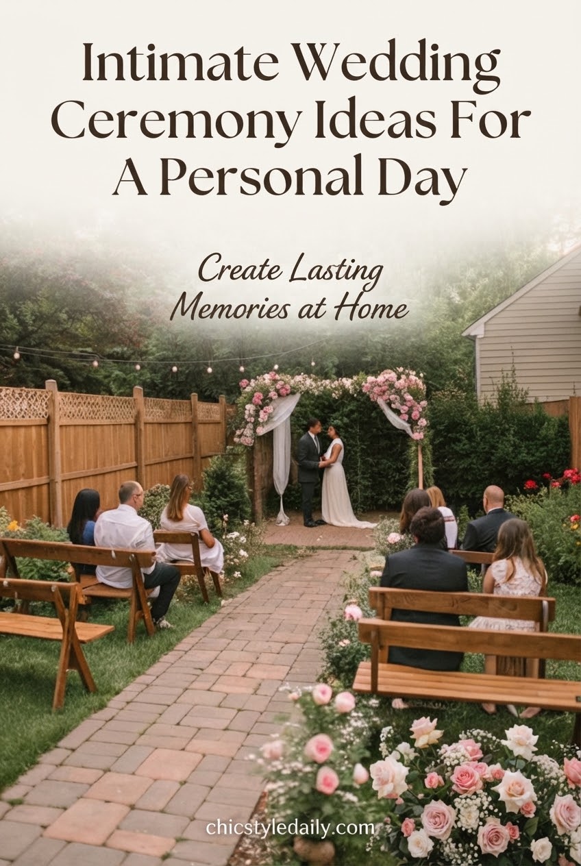 Intimate Wedding Ceremony Ideas For A Personal Day