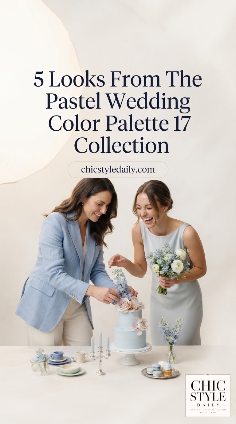 5 Looks From The Pastel Wedding Color Palette 17 Collection