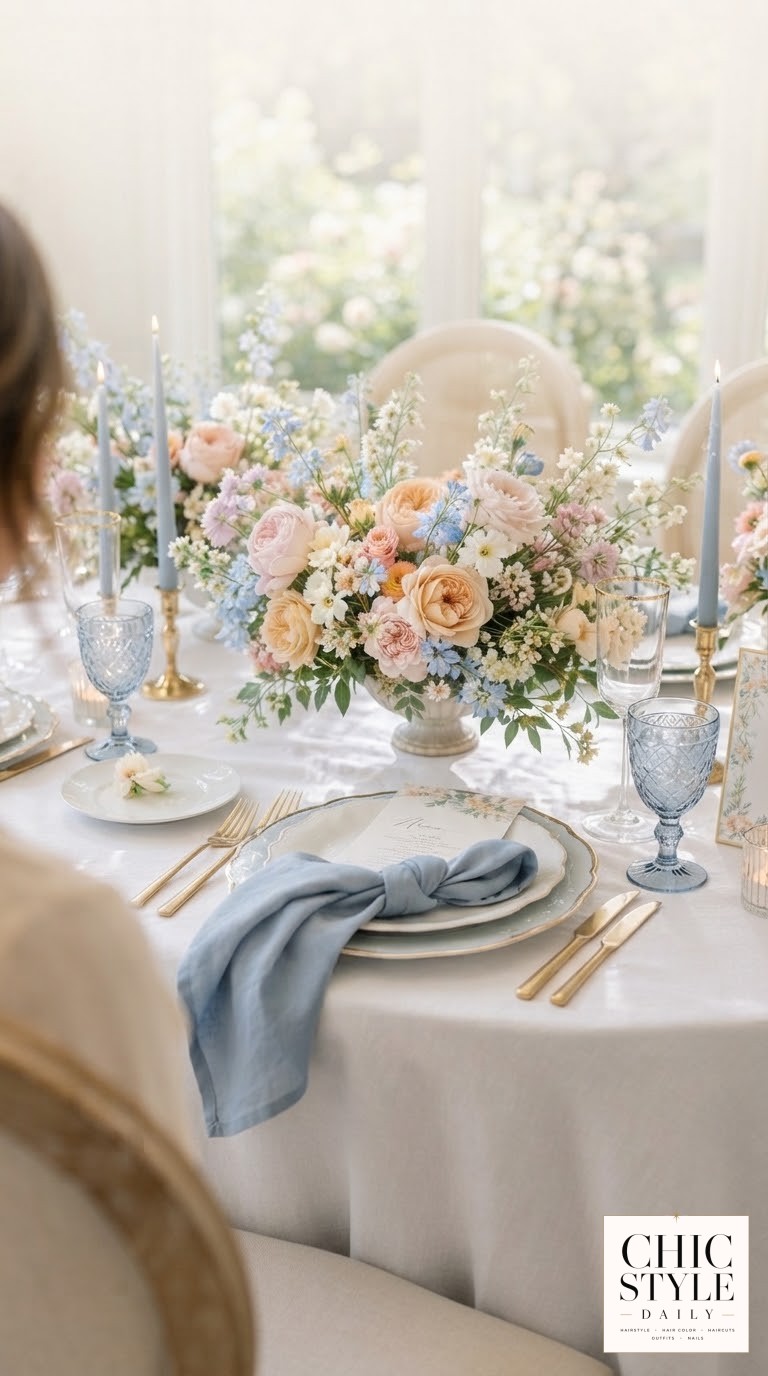 Dreamy Blue Hues for Pastel Weddings