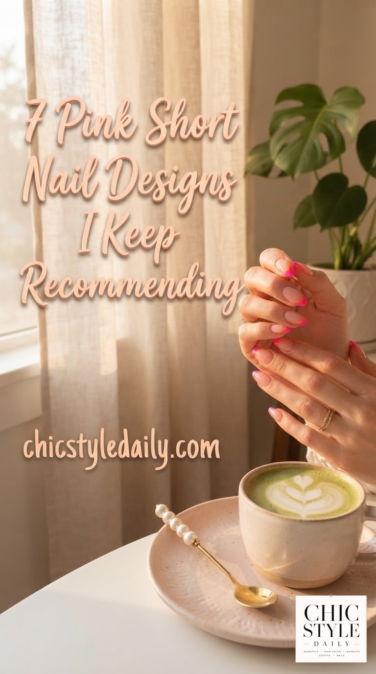 7 Pink Short Nail Designs I Keep Recommending
