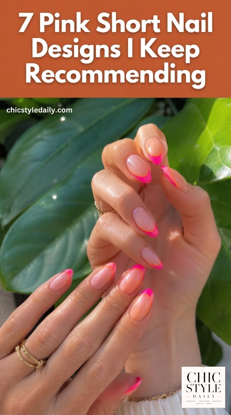 7 Pink Short Nail Designs I Keep Recommending