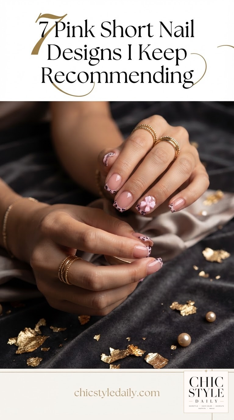 7 Pink Short Nail Designs I Keep Recommending
