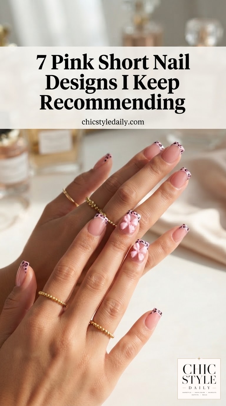 7 Pink Short Nail Designs I Keep Recommending