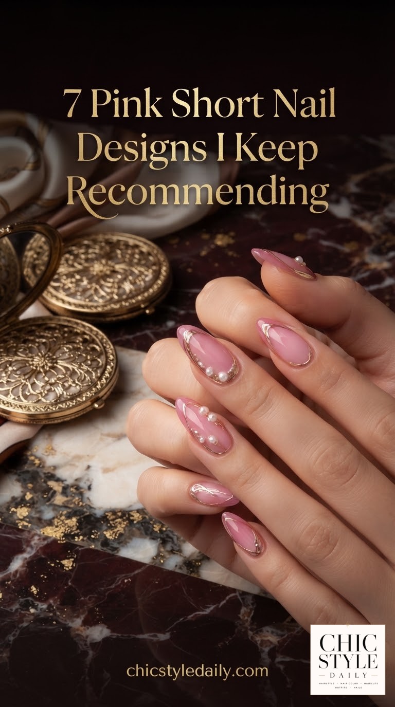 7 Pink Short Nail Designs I Keep Recommending