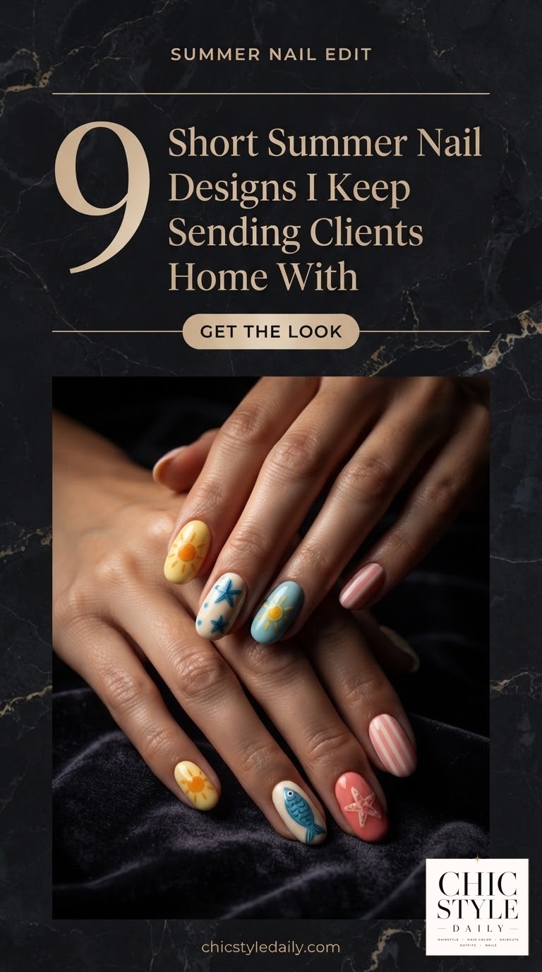 9 Short Summer Nail Designs I Keep Sending Clients Home With