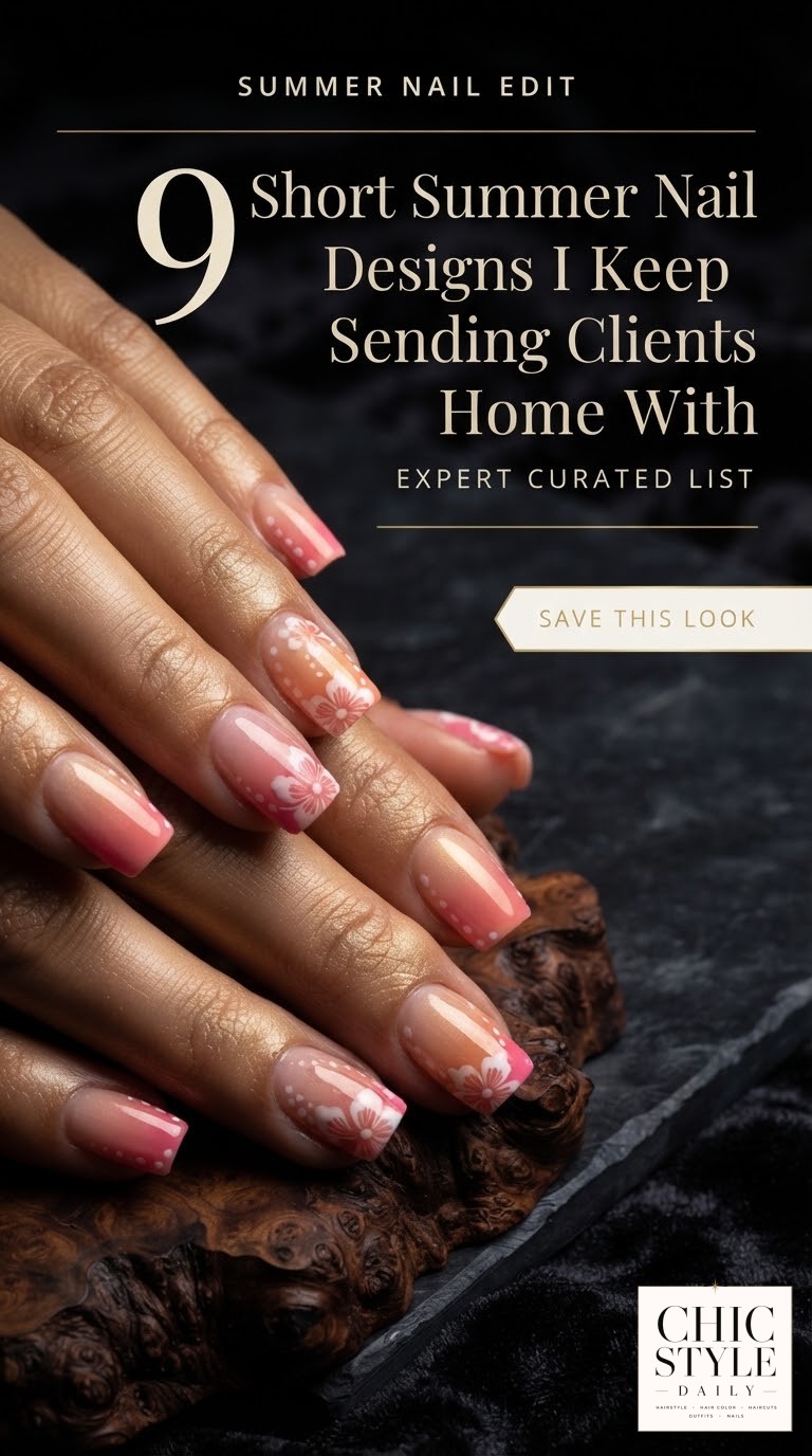 9 Short Summer Nail Designs I Keep Sending Clients Home With