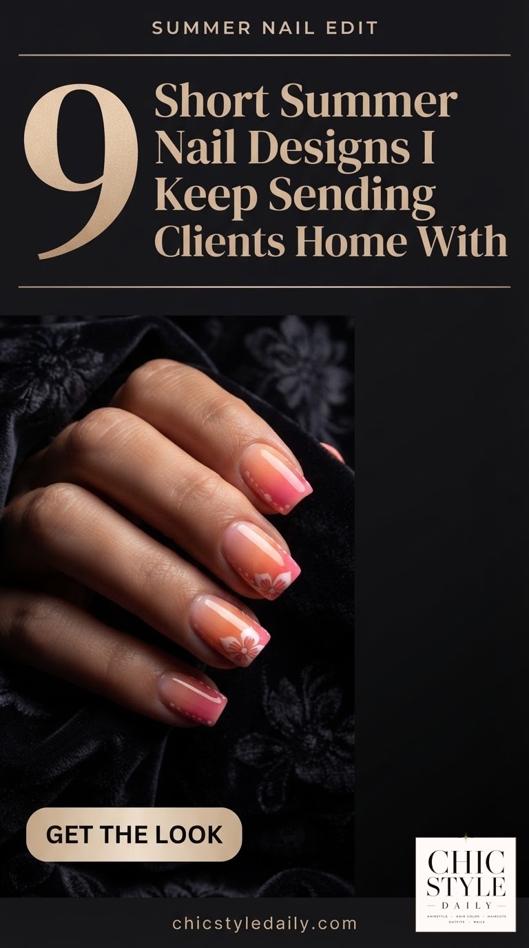 9 Short Summer Nail Designs I Keep Sending Clients Home With