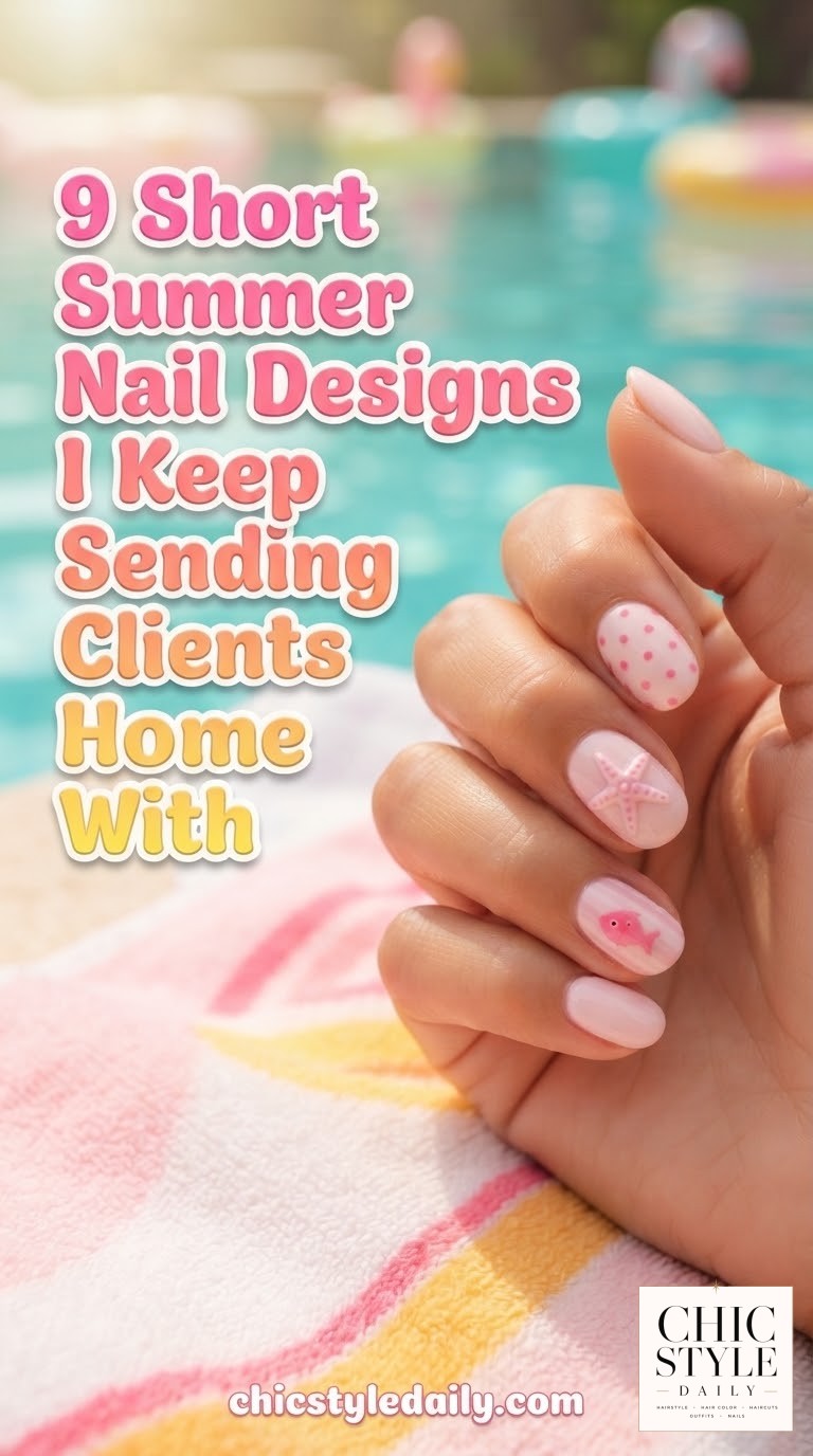 9 Short Summer Nail Designs I Keep Sending Clients Home With