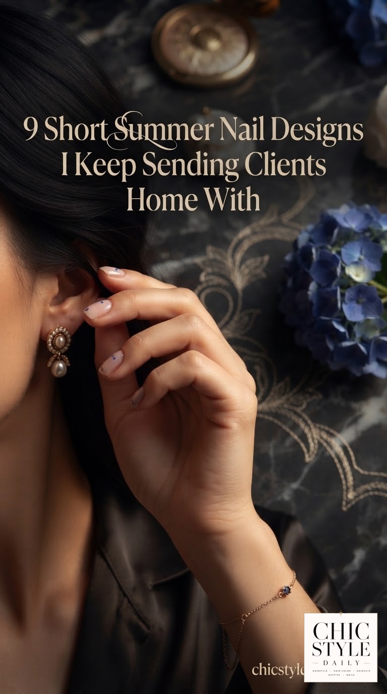 9 Short Summer Nail Designs I Keep Sending Clients Home With