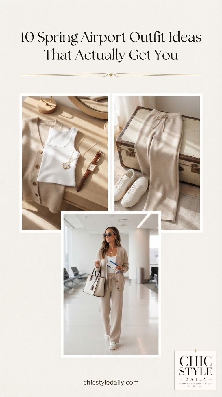 10 Spring Airport Outfit Ideas That Actually Get You