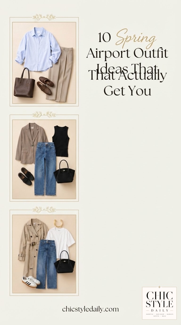 10 Spring Airport Outfit Ideas That Actually Get You
