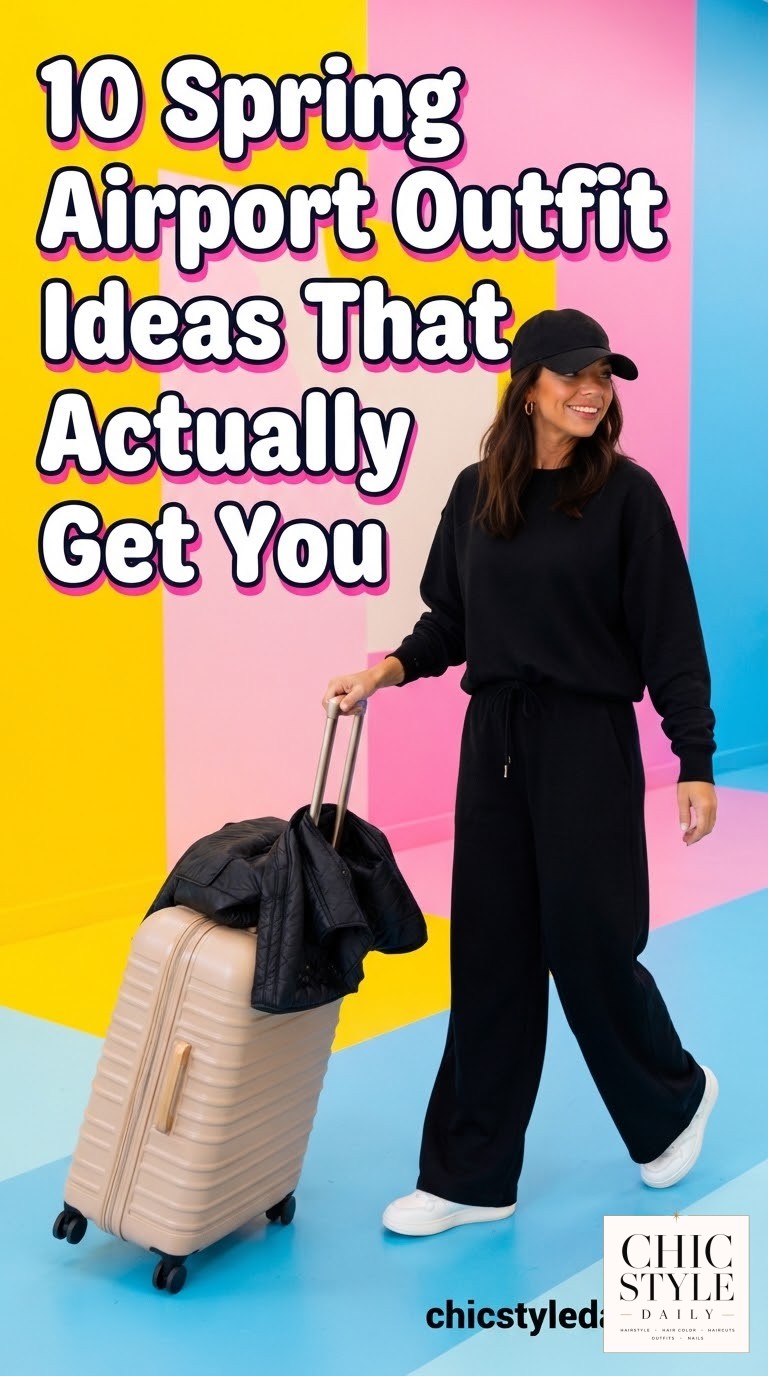 10 Spring Airport Outfit Ideas That Actually Get You