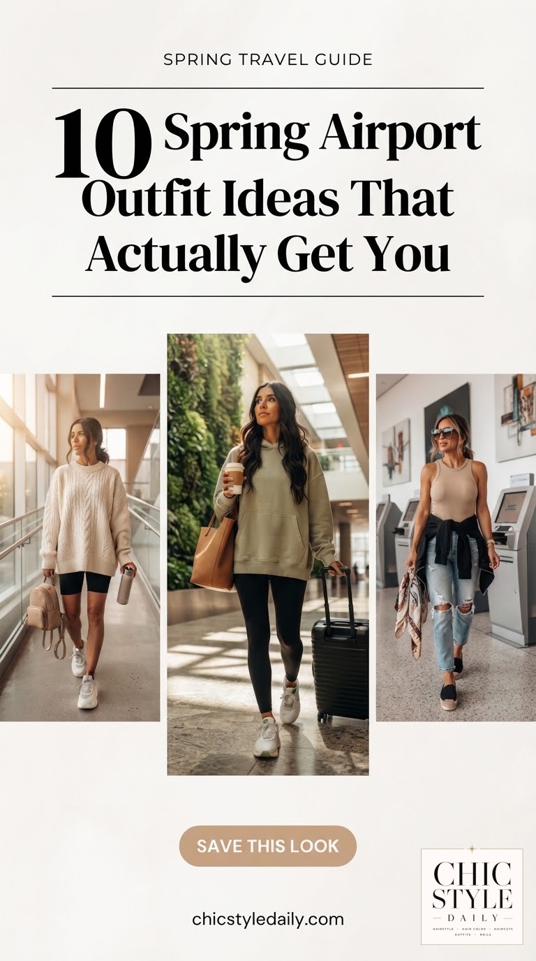 10 Spring Airport Outfit Ideas That Actually Get You