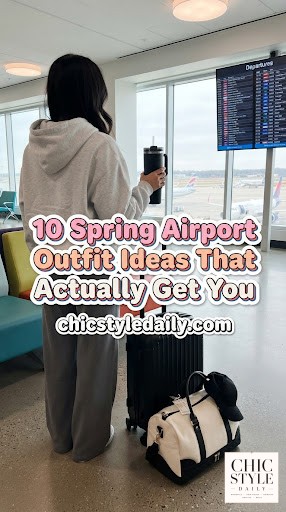 10 Spring Airport Outfit Ideas That Actually Get You