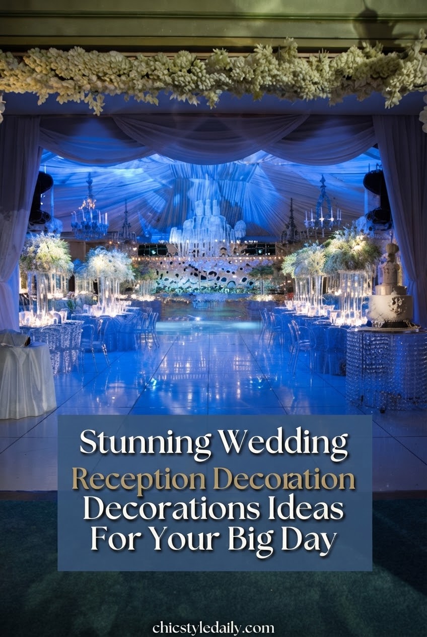 Stunning Wedding Reception Decorations Ideas For Your Big Day